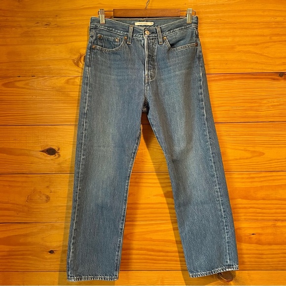 Levi's Denim - Levi’s Wedgie Straight Leg High Rise Button Fly Jeans 28